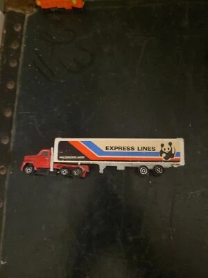 Semirremolque Majorette Magirus Panda Express Lines 1980 de colección fundido a presión 1/100  Foto 1 de 4