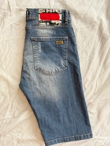 Pantalones Cortos Denim DSQUARED2 Para Hombre Talla IT 34 - S, Hecho en Italia - DE COLECCIÓN - Imagen 1 de 14