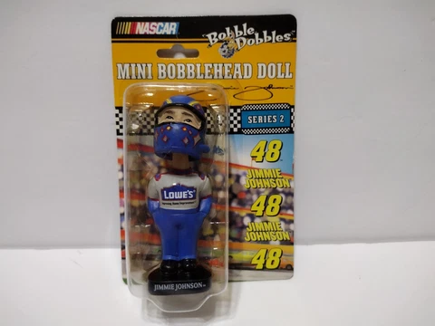 Jimmy Johnson #48 Lowes  Mini Bobblehead- Series 2 Bobble Dobbles 2003 Cover