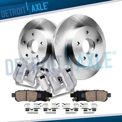 Rotores traseros pastillas de freno pinzas con kit de soporte para Honda Odyssey 2005-2009 2010 Foto 1 de 4