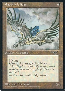1X AESTHIR GLIDER (VERSION 1) ALLIANCES MTG MAGIC LP X1 (yourdeckbuilder) - Picture 1 of 1