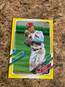 Kolten Wong 2021 Topps Yellow Walgreens SP paralelo # 75 St. Louis Cardinals - Imagen 1 de 1