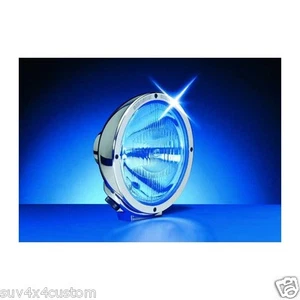 ANT HEADLIGHT LONG SCOPE HELLA LUMINATOR CHROME BLUE - Picture 1 of 1