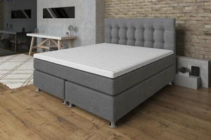 Boxspringbett Ronda,7 Zonen Taschenfederkern H2/H3,Topper Visco-Komfortschaum - Bild 1 von 14
