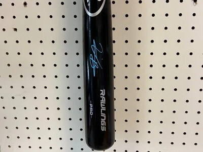 Vidal Brujan Signed Baseball Bat Beckett Rookie Year Signature Beckett COA - Image 1 of 4