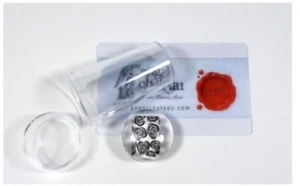 Crystal Clear Nail Stamper + Scraper Nail Art Tool Accessory Manicure Pedicure - Picture 1 of 2