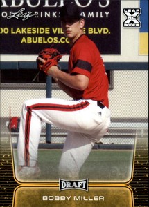 2020 Leaf Draft Gold #16 Bobby Miller XRC Rookie