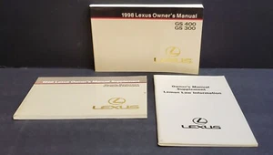 Lexus GS400/GS300 1998 manual del dueño, manual del dueño de Lexus con estuche #LX-08 - Imagen 1 de 7