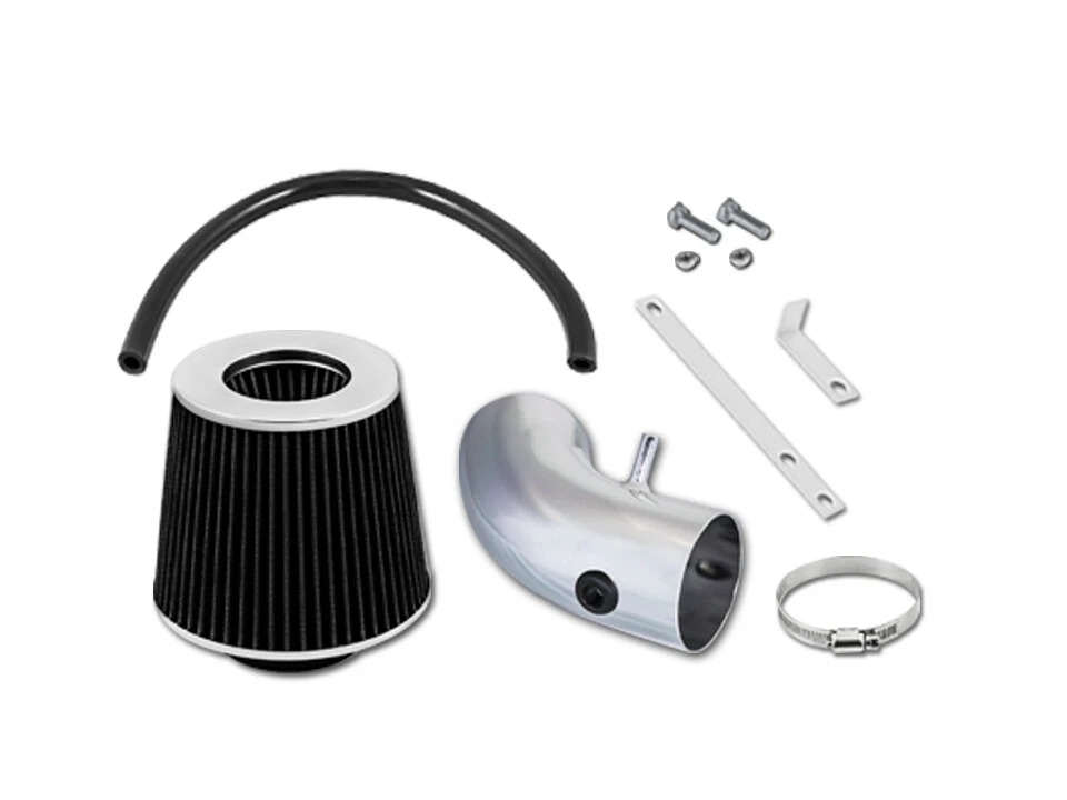 For 08-10 Dodge Avenger 2.4L L4 GSP Black Short Ram Air Intake Kit + Filter Foto 1 de 1