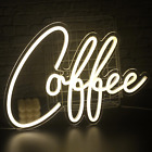 SIGNSHIP Coffee Neon Light, Schild Kaffee-Leuchtreklamen LED-Wand-Neonlicht, Bri