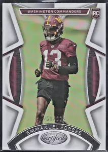 2023 Certified Mirror 251/325 #102 Emmanuel Forbes RC - Washington - MINT - Picture 1 of 2