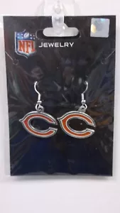 Pendientes colgantes de los Chicago Bears ¡NUEVOS! - Imagen 1 de 1