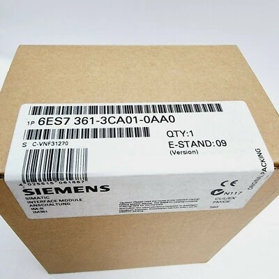 New Siemens 6ES7361-3CA01-0AA0 6ES7 361-3CA01-0AA0 S7-300 Connection IM 361 - Photo 1/3