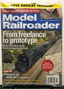 Model Railroader From Freelance To Prototype Layout March 2012 FREE SHIPPING JB - Picture 1 of 1