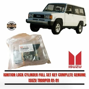 Genuine Ignition Lock Cylinder For ISUZU TROOPER 1981-1991 Full Set Key Complete - Picture 1 of 4
