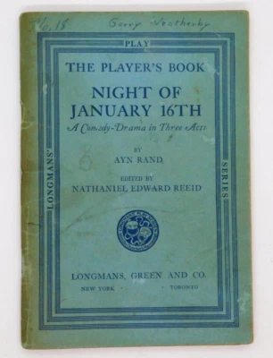 Play Night of January 16th Ayn Rand Some Damage And Writing Comedy Drama Foto 1 de 2
