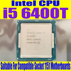 Intel Core i5-6400T LGA1151 CPU Processor i5 6th Gen i56400T LGA 1151 i5 6th Gen - Picture 1 of 2