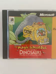 ⭐MAGIC SCHOOLBUS ESPLORA NELL'ERA DEI DINOSAURI - GIOCO CD WINDOWS PC - Foto 1 di 1