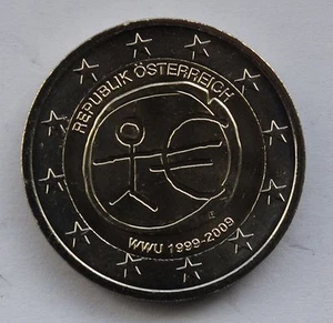 AUSTRIA -2 € common commemorative euro coin 2009 EMU uncirculated - Picture 1 of 1