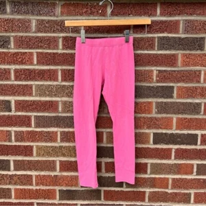 Silver Glitter Bubblegum Pink Girl’s Leggings - Picture 1 of 3