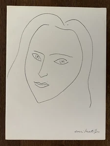 Henri Matisse "A la memoire de Angela Lamotte 2" Original Lithograph 1945 Signed - Picture 1 of 8