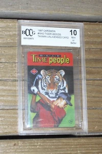 Tiger Woods 1997 Cardwon #NNO Rookie Card - BCCG MINT 10 - #0001039973 - L - Picture 1 of 4