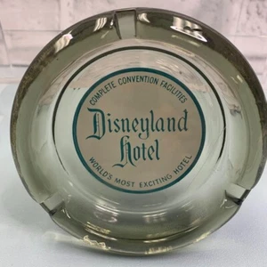 Vintage Disneyland Hotel Glass Ashtray - Picture 1 of 4