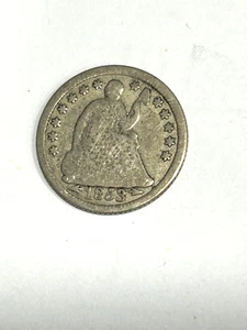 1853 SITZENDE FREIHEIT SILBER HALBER GROSCHEN MIT PFEILEN - Bild 1 von 2