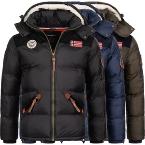 Geographical Norway Herren Winter Jacke Steppjacke Winterjacke mit Kapuze H-253  - Bild 1 von 15