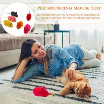 False Mouse Pet Kitten Cat Toy Mini Funny Playing Realistic Pet S4N9 D6P7 K3C9 - Image 1 of 4