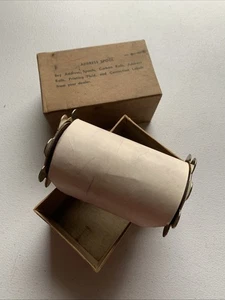 Vintage Adressspule aus Metall mit Papier im Originalkarton - Bild 1 von 13