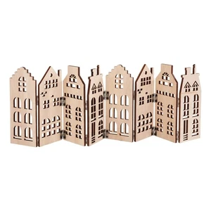 VBS Holz-Silhouette Skyline, B 47 x H 15 cm, ideal für Fotos, Platzkarten - Bild 1 von 4