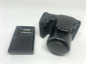Canon PowerShot SX400 IS Digital Camera Black Used No scratches or defects - Picture 1 of 18