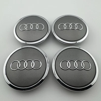 Juego de 4 tapas centrales cubiertas Audi A3 A4 A5 A6 A7 A8 Q3 Q5 SQ5 Q8 4B0601170A 68mm Foto 1 de 4