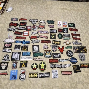DEATH METAL / ALTERNATIVE BANDS EMBROIDERED PATCHES/ 2-3 INCH /YOU PICK ANY 8 - Picture 1 of 7