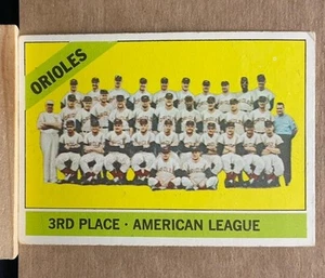 1966 Topps #348 Baltimore Orioles - Picture 1 of 2
