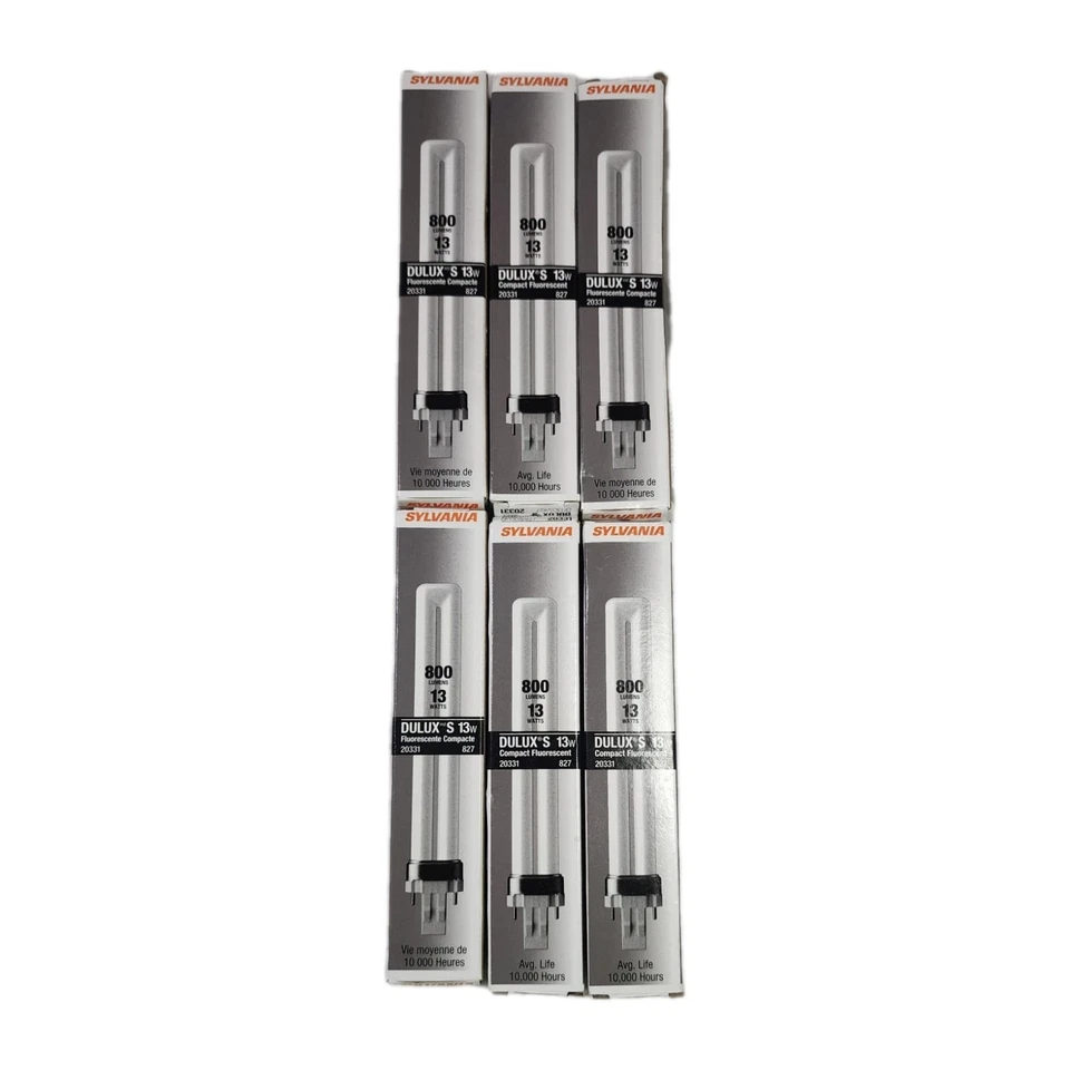 SYLVANIA DULUX S Compact Fluorescent 13w Bulb 20331