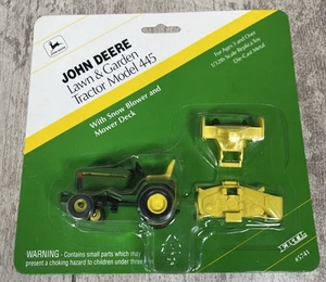1/32 Ertl John Deere Lawn & Garden Tractor Model 445 Snow Blower Mower Deck - Picture 1 of 4