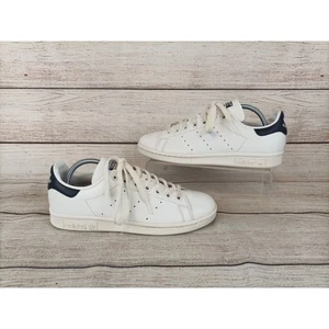 Adidas Herren Stan Smith Niedrig Turnschuhe Gr. 6,5 Weiß Leder Schnürschuhe - Bild 1 von 10