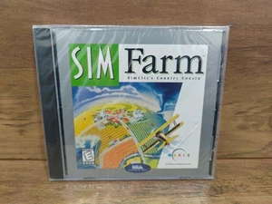 Sim Farm PC Mac CD Vintage 1996 Collectible New Old Stock Sealed Jewel Case - Picture 1 of 7