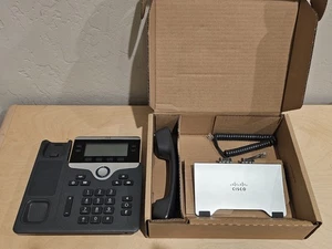 Cisco CP-7841-K9= 7800 Series Voip Phone (Power Supply Not Included), black - Picture 1 of 5
