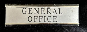 Vintage GENERAL OFFICE Schiebeschild - Bild 1 von 7