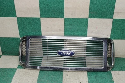 06-07 F350 *BUBBLING* Chrome Lariat Front Upper Grill Grille Panel Assembly WTY - Изображение 1 из 4
