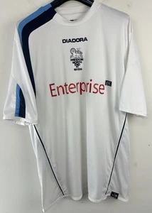 Diadora Preston North End FC 2005/2006 White Home Sz LARGE Football Jersey Tee - Picture 1 of 8