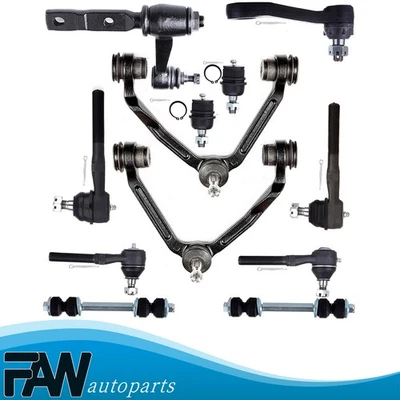 Se adapta a la barra estabilizadora Ford F-250 itman brazo de control y rótula brazo loca 12 piezas Foto 1 de 4