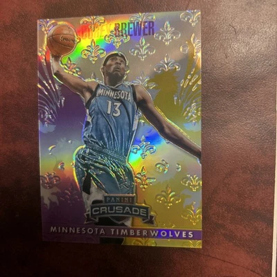 2013-14 Panini Crusade Crusade Purple /49 Corey Brewer #46 - Image 1 of 2