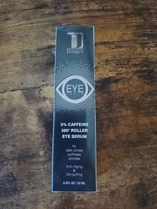 Dongyu 5% Caffeine Eye Serum & Under Eye Roller Cream for Dark Circles NIB 2027 - Picture 1 of 5