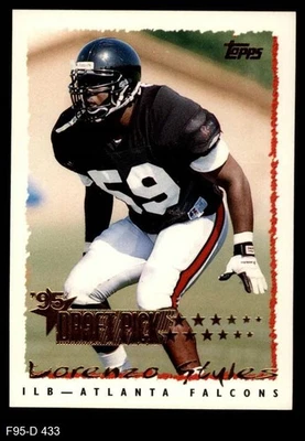 1995 Topps #433 Lorenzo Styles Falcons RC Ohio St 8 - NM/MT - Image 1 of 2