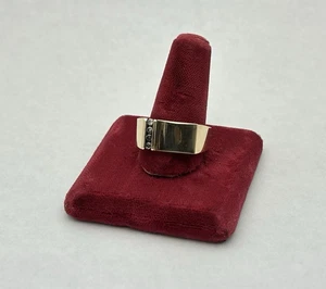 5.75g 14k Gold Men's Signet Ring Size 8.5 - Picture 1 of 18