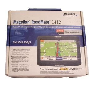Magellan RoadMate 1412 Car GPS Receiver Brand New Factory Sealed  - Picture 1 of 3